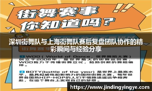 深圳街舞队与上海街舞队赛后复盘团队协作的精彩瞬间与经验分享