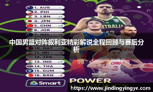中国男篮对阵叙利亚精彩解说全程回顾与赛后分析