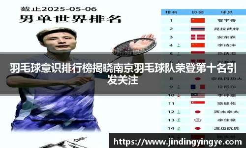 羽毛球意识排行榜揭晓南京羽毛球队荣登第十名引发关注